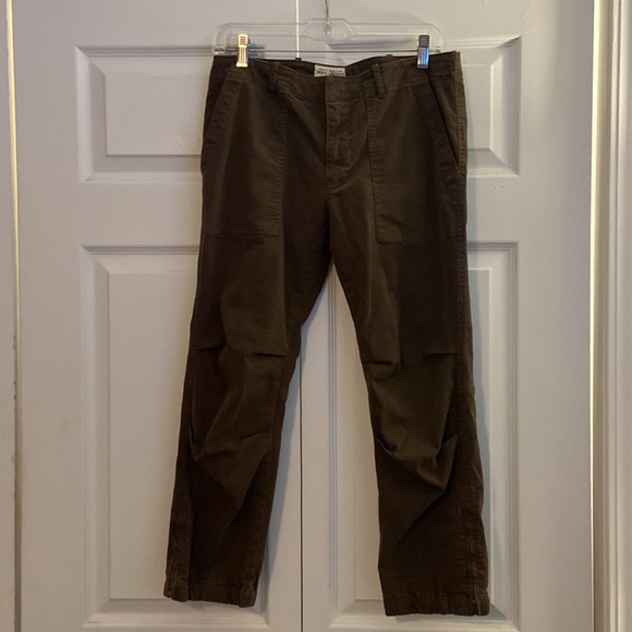 Nili Lotan Cropped Military Pant Brown Sz 6 - Picture 4 of 9